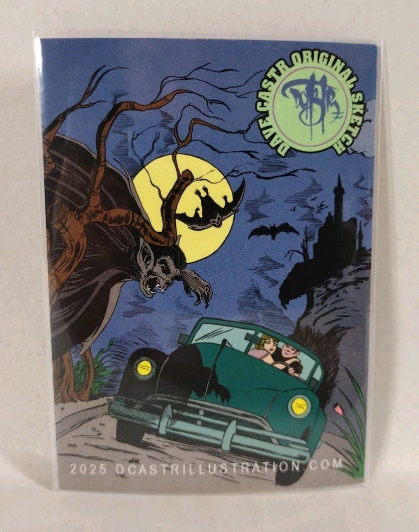 Dave Castr Crusin (2025) OAC Sketch Card W Original Ultraverse Prime Art ACEO