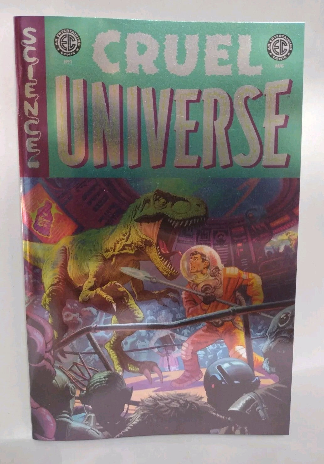 Cruel Universe #1 (2024) EC Comic Cover C Greg Smallwood Silver Foil Variant NM