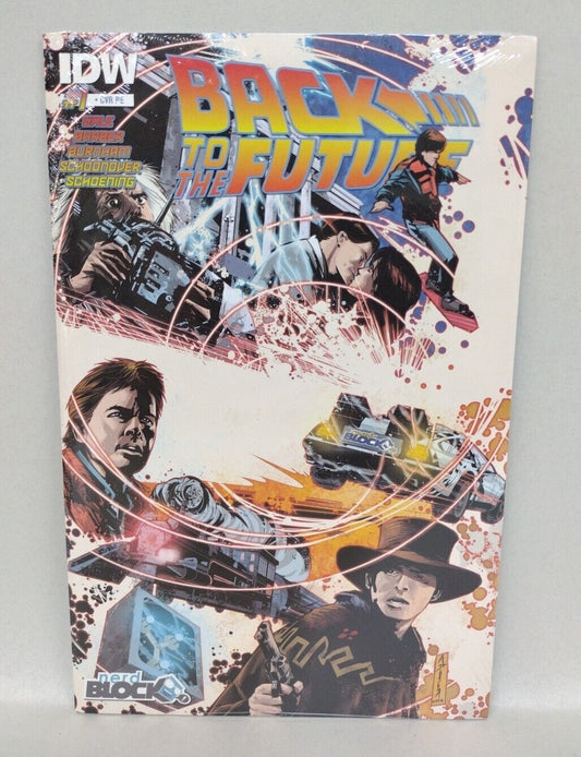 Back to the Future #1 Nerd Block Variant Comic IDW NEW SEALED