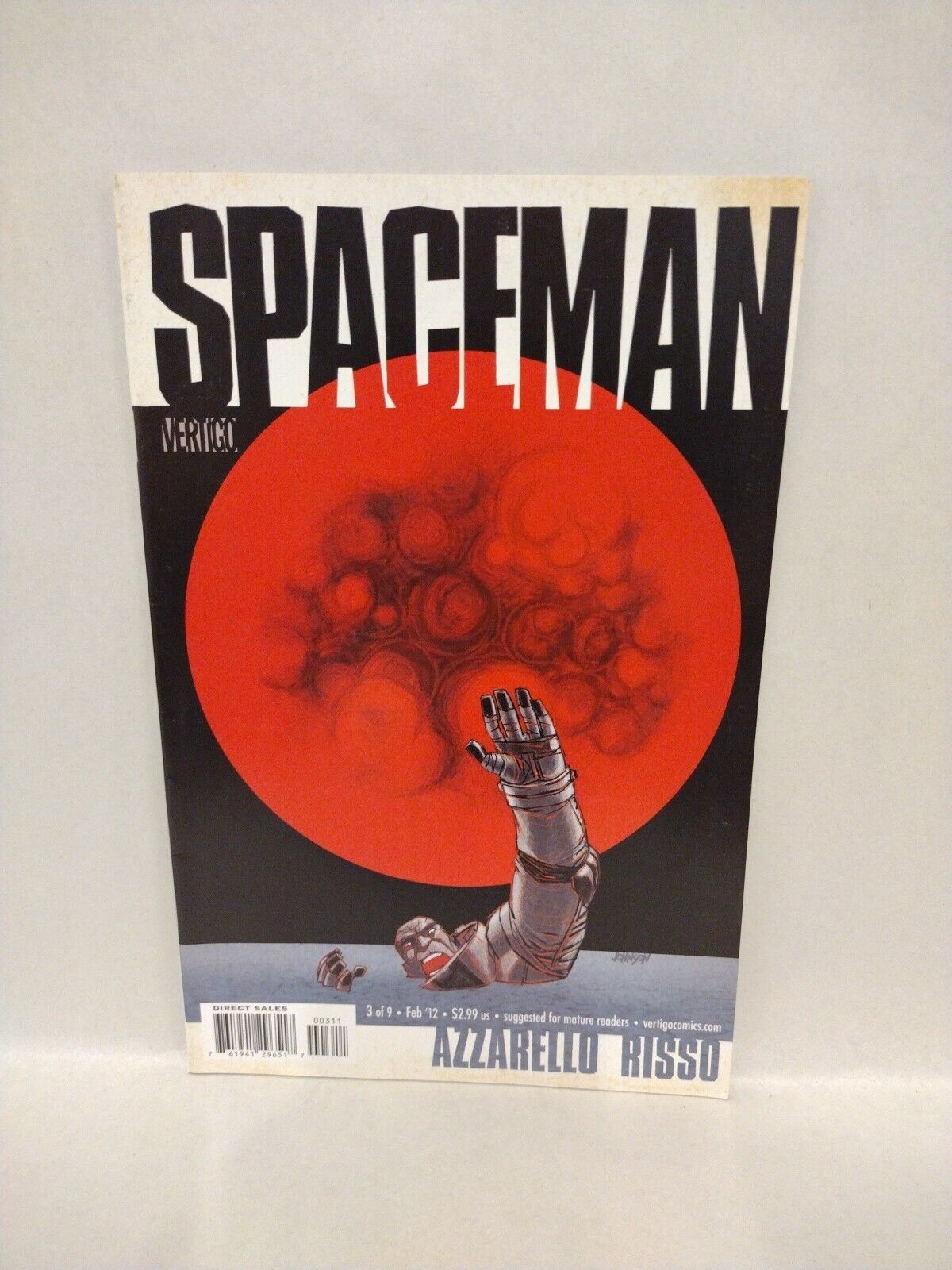 Spaceman (2011) Vertigo Comic Lot Set #1 2 3 4 5 6 8 9 Brian Azzarello Risso 