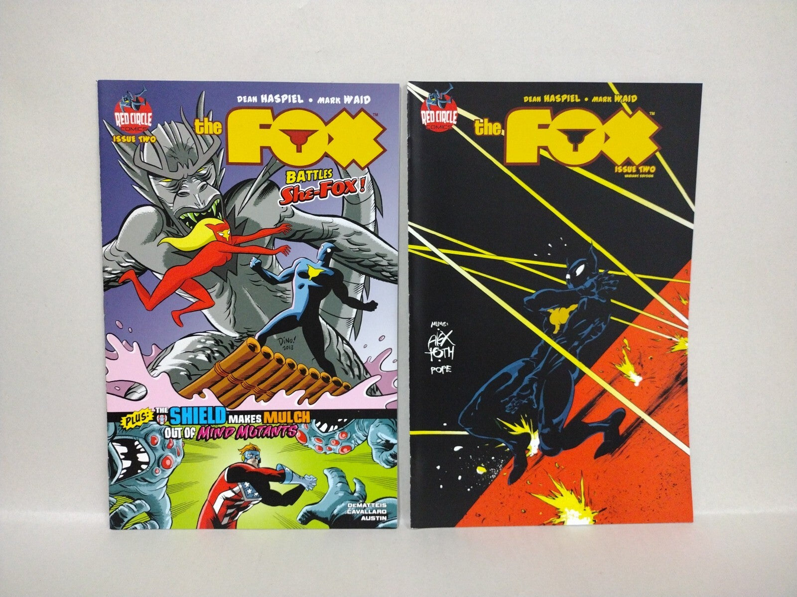 The Fox (2013) Archie Red Circle 13 Comic Lot Set 1 2 3 5 Variant Collection