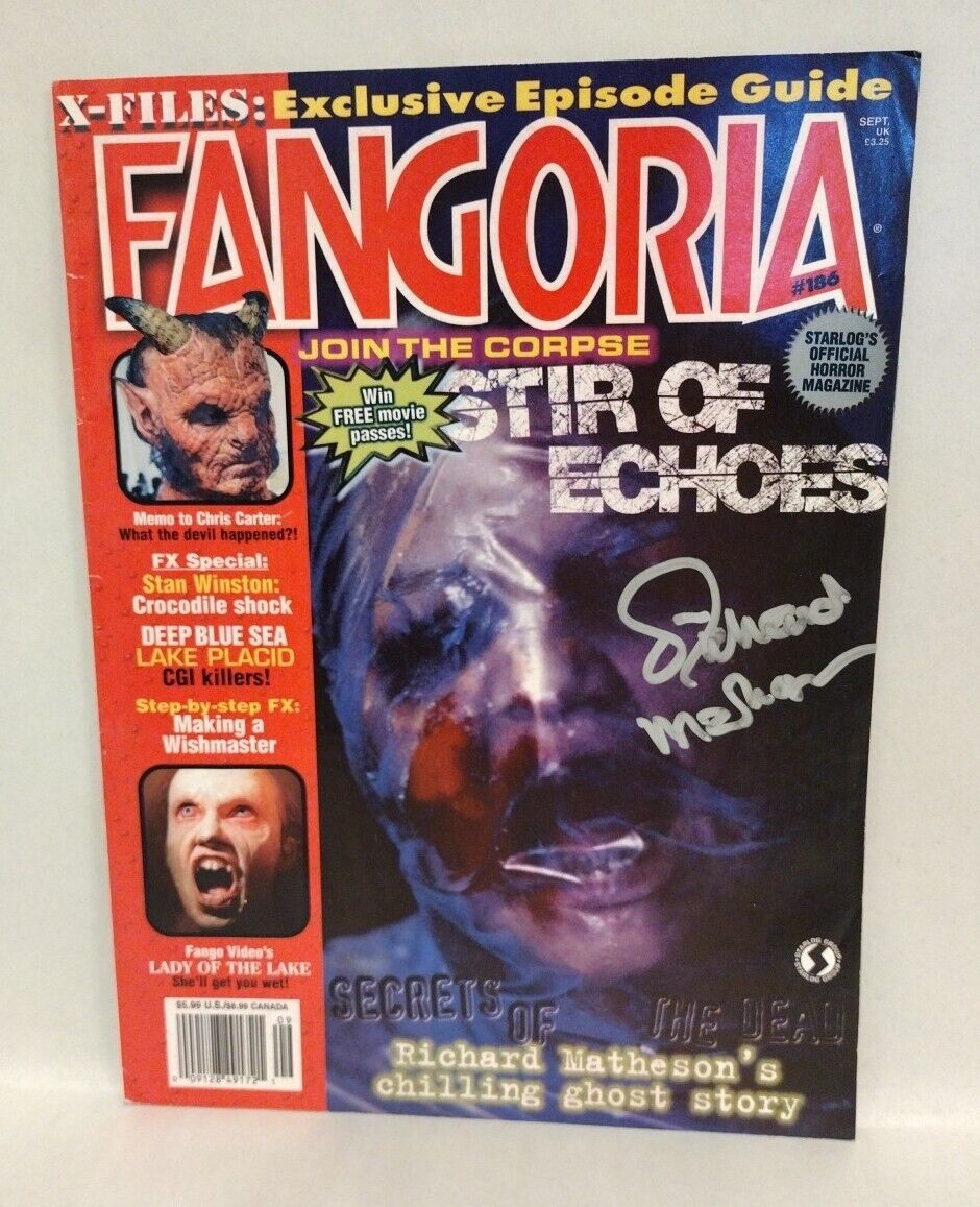 Fangoria Magazine #186 (1999) Richard Matheson Stir Of Echoes Lady Of The Lake