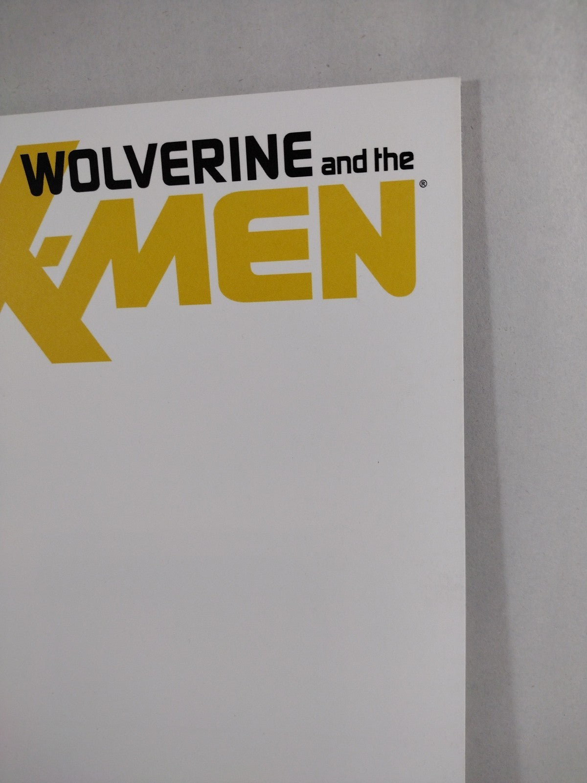 Wolverine And The X-Men #1 (2011) Marvel Comic Blank Sketch Variant Cover NM