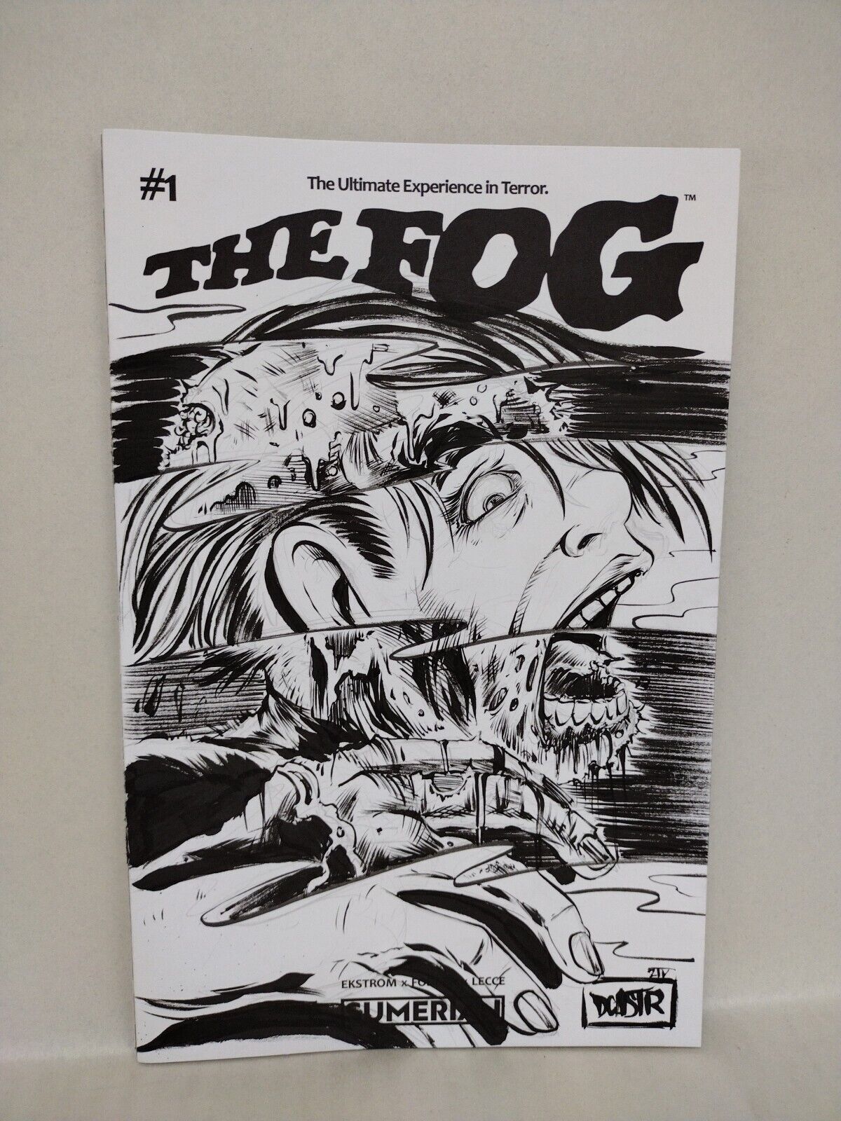 The Fog #1 (2024) Sumerian Sketch Cover Variant Comic W Original Dave Castr Art