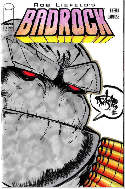Badrock #1 (2026) Image Comic Sketch Variant W Original Dave Castr Art