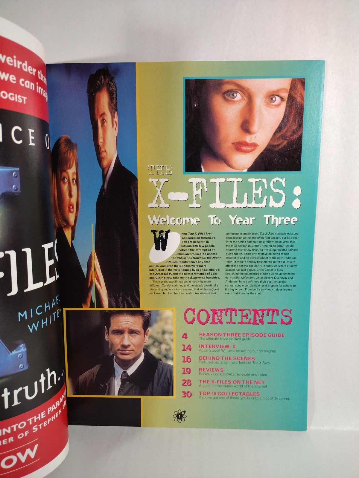 SFX #19 (1996) Movie TV Magazine W Supplement And Insert X-Files Poster Spawn