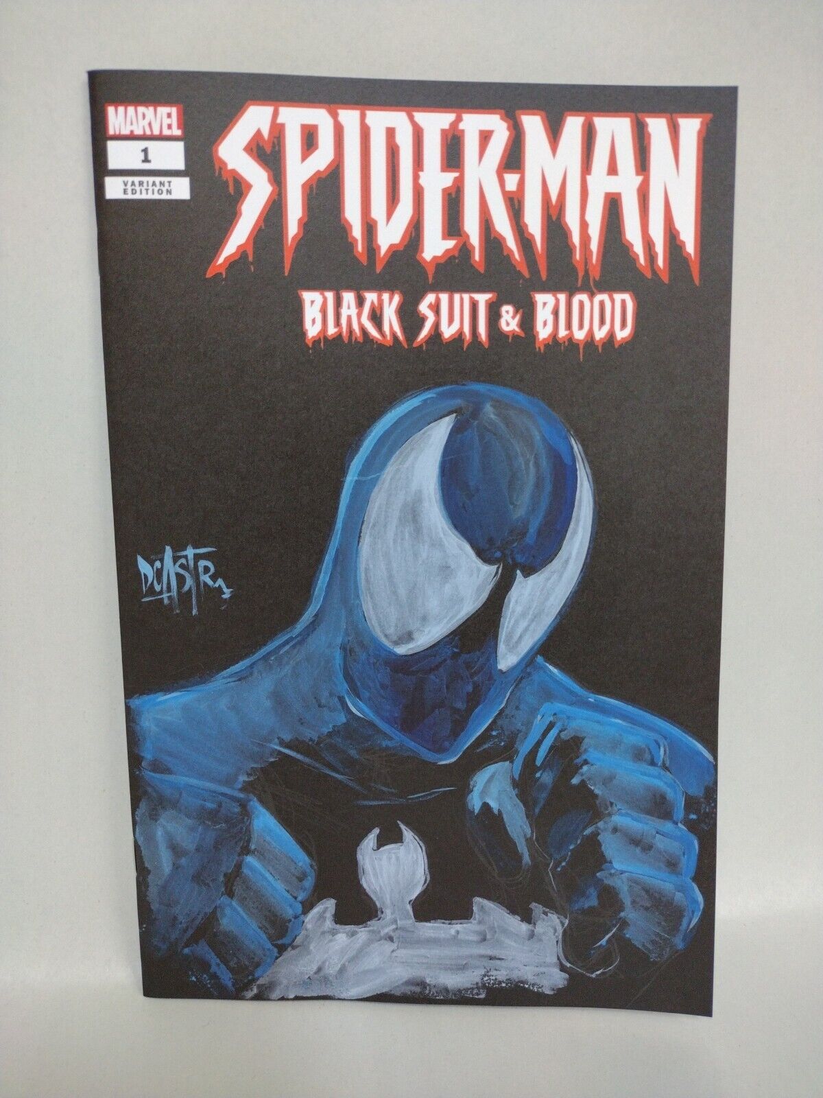 Spider-Man Black Suit & Blood #1 (2024) Marvel Sketch Var Comic W Original Art