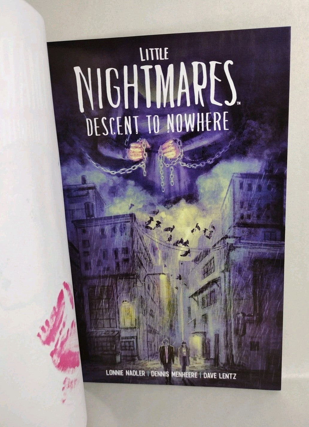 Little Nightmares Descent To Nowhere 1 Titan Sketch Cover Comic W OG DCastr Art