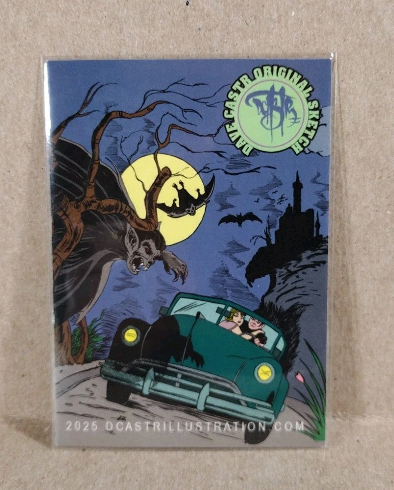 Dave Castr Crusin (2025) OAC Sketch Card W Original Marvel Nova Art 