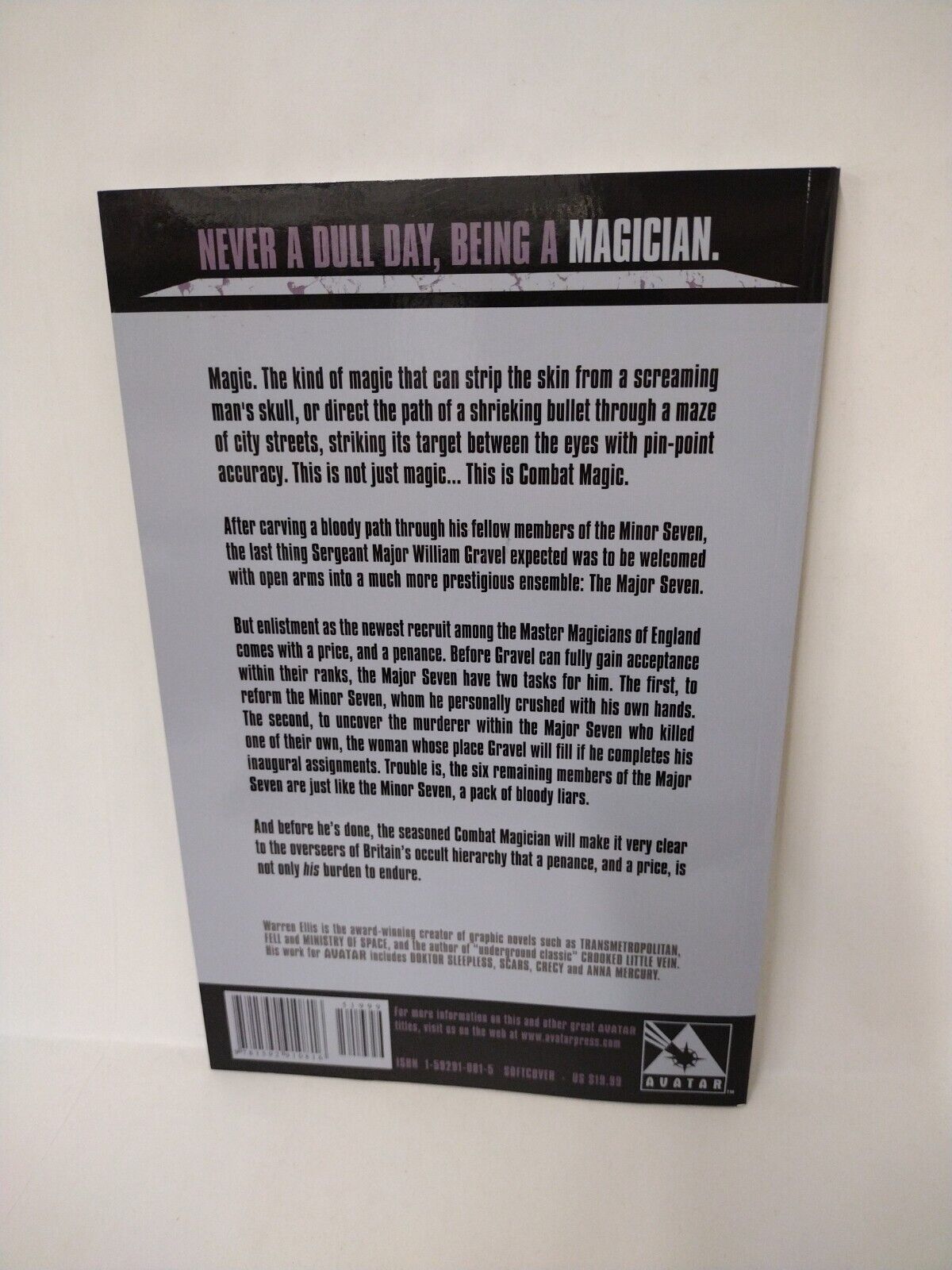 GRAVEL (2009) Warren Ellis COMPLETE Avatar TPB SC Set #1 2 3 4 New