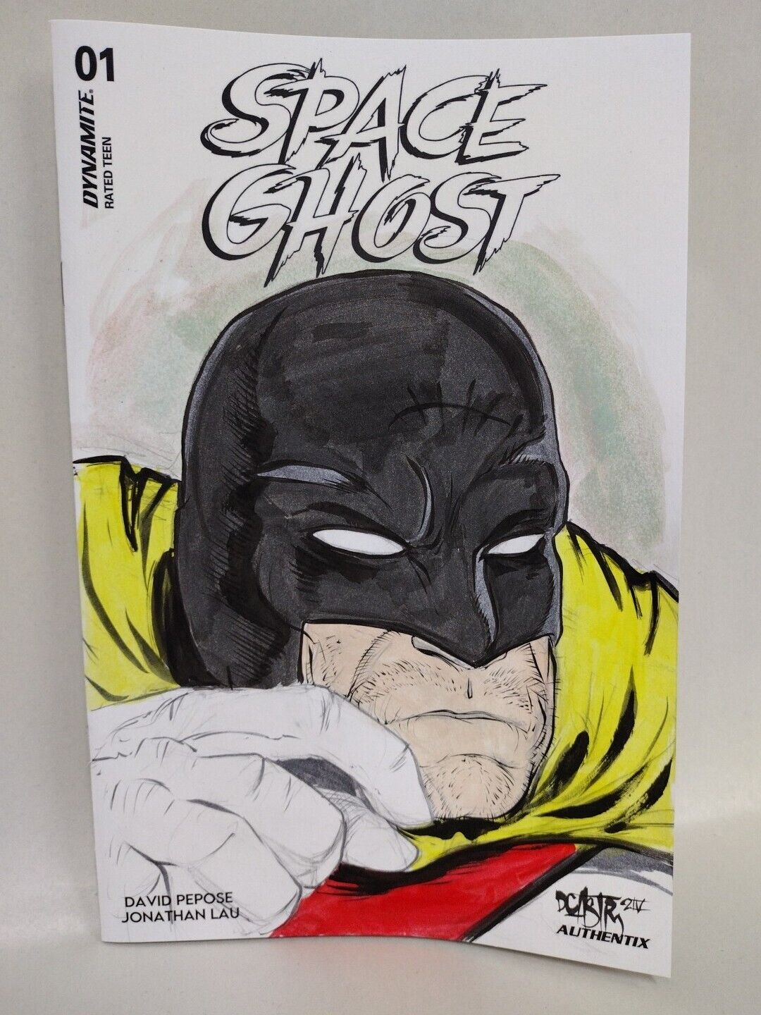 Space Ghost #1 (2024) Dynamite Comic Sketch Var Cover W Original Dave Castr Art