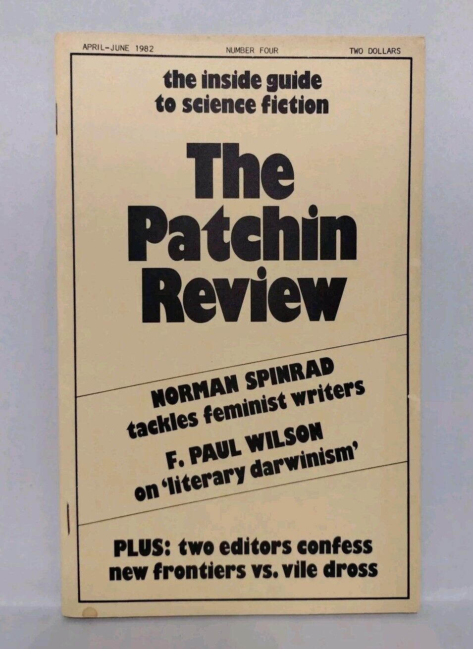 Patchin Review (1982) Charles Platt Sci-fi Zine Lot Set #4 5 6 7 Last Issue