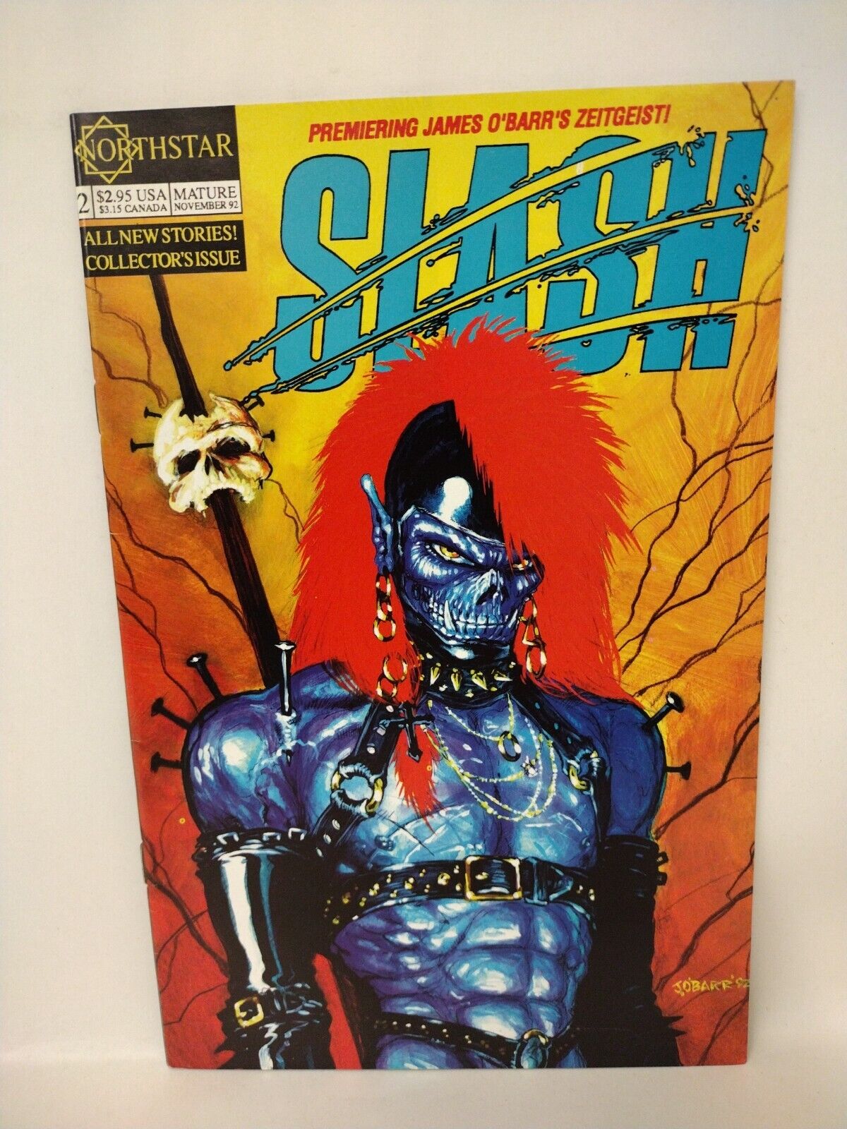 Slash Comic Set #1 &2 (1991) Arpad Northstar Horror Comic Signed David Schow NM