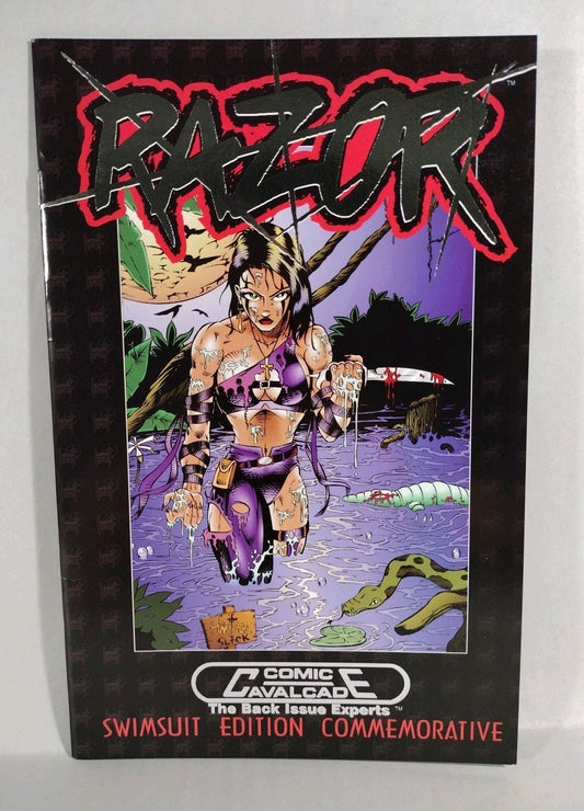 Razor Swimsuit Commorative Edition 1 (1996) London Night Studios Silver Foil Var