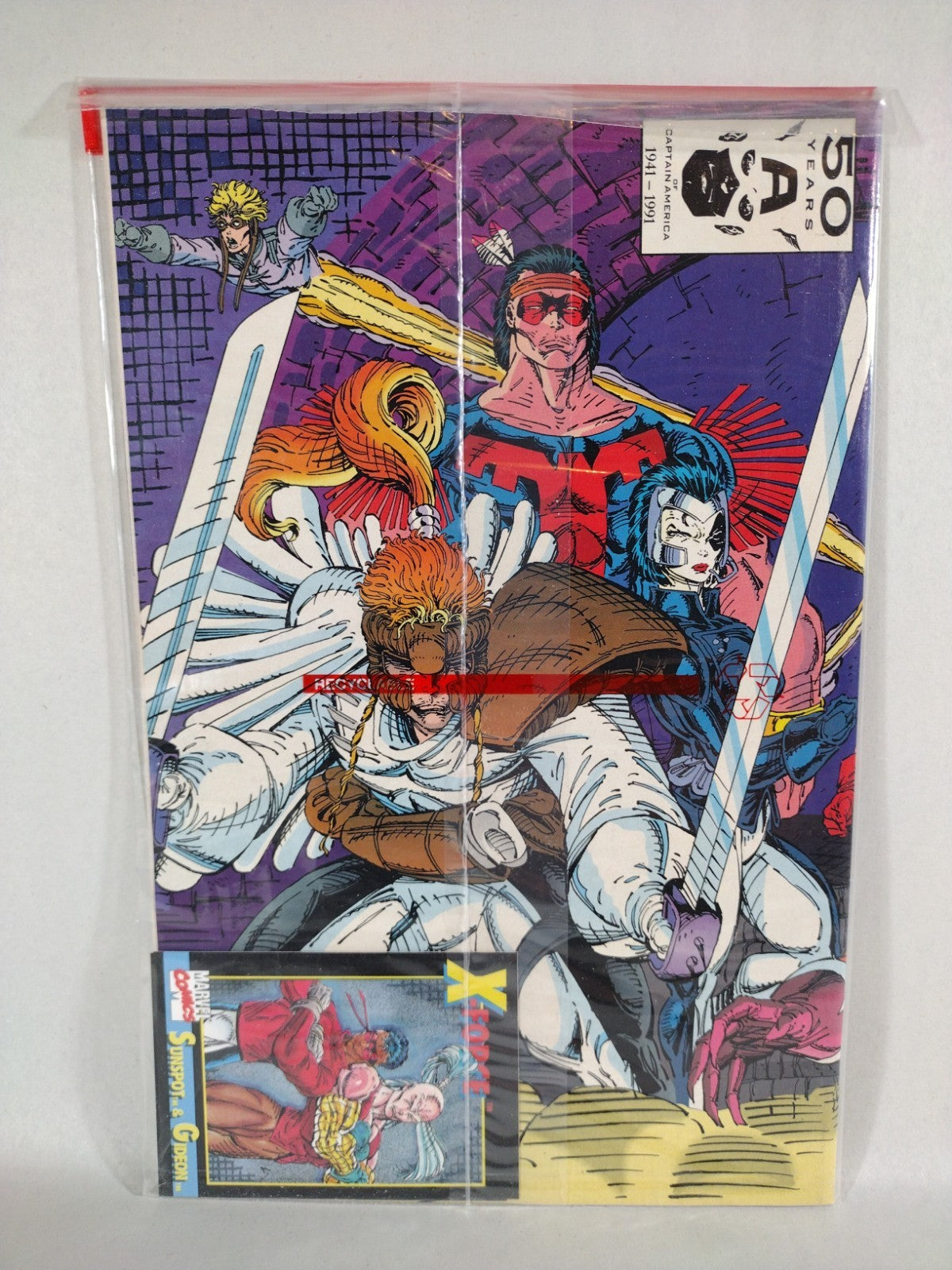 X-Force Marvel Comic Lot #1 1 2nd Gold 2-4 Spider-Man #16 Marvel Age #102 VF+