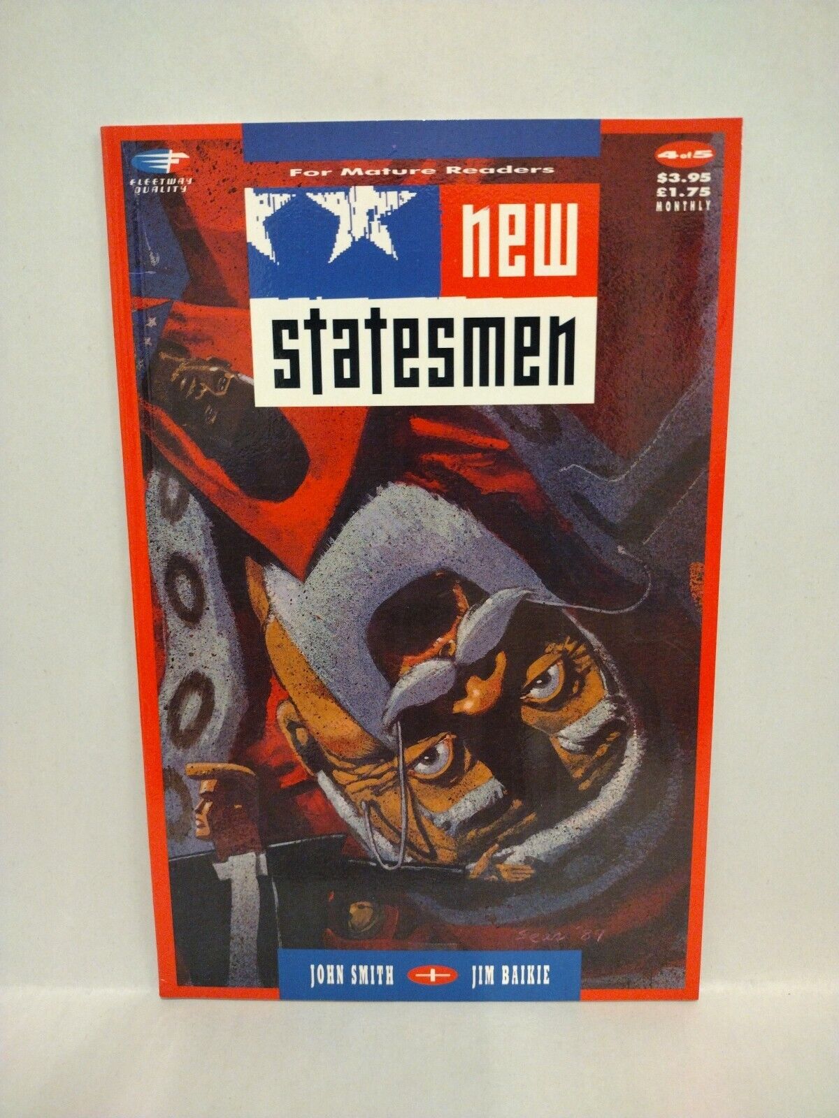 New Statesmen (1989) Complete Fleetway Comic Set #1 2 3 4 5 Jim Baikie J Smith