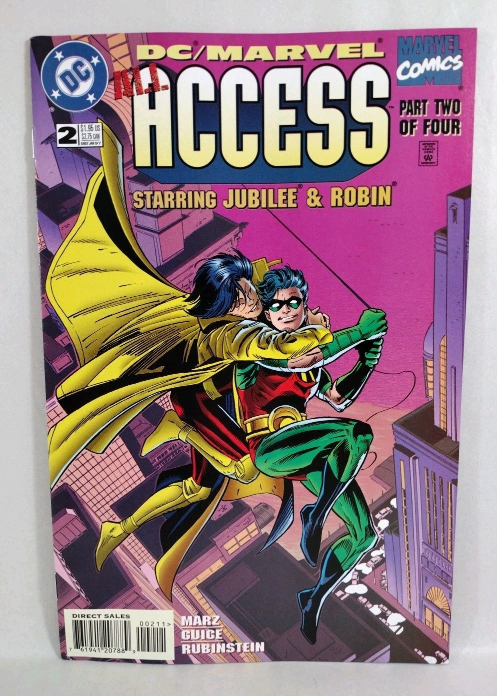 DC Marvel All Access (1996) Comic Miniseries #1 2 3 + Unlimited Access #1 (1997)