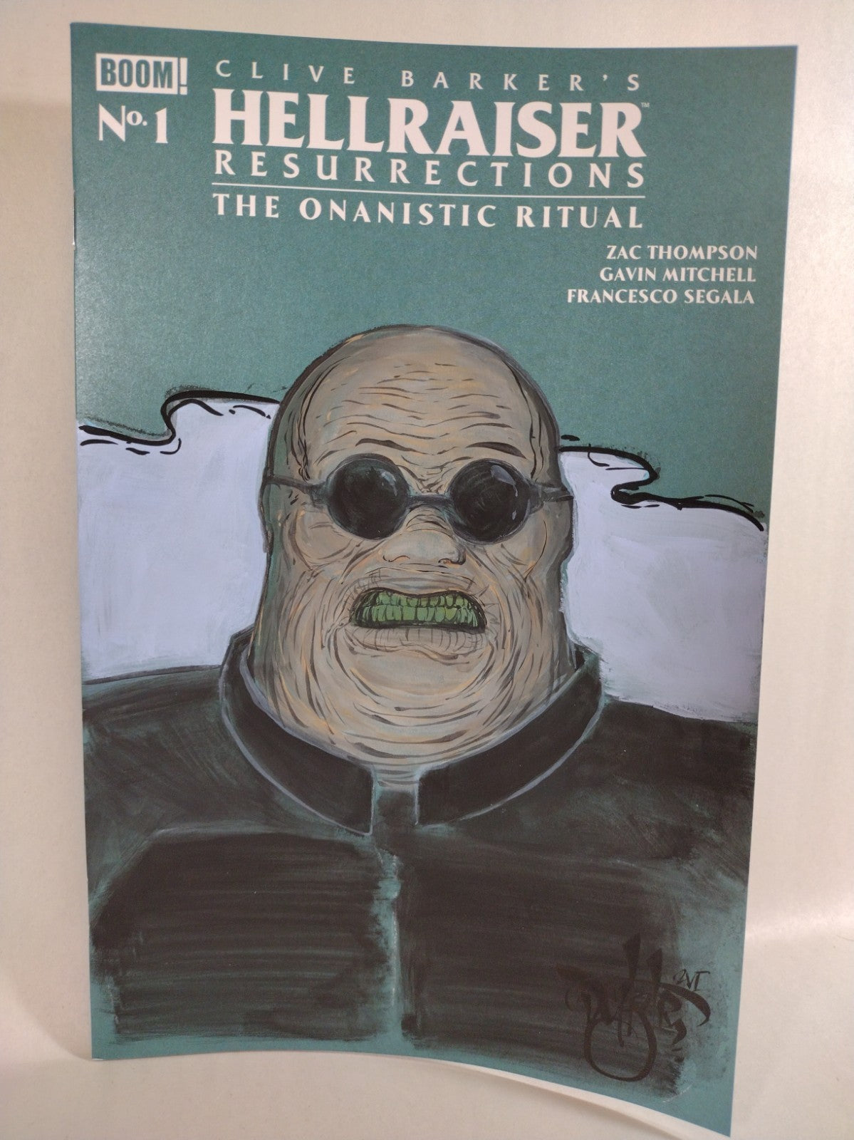 Hellraiser Resurrection Onanistic Ritual #1 Sketch Cover W Original DCastr Art