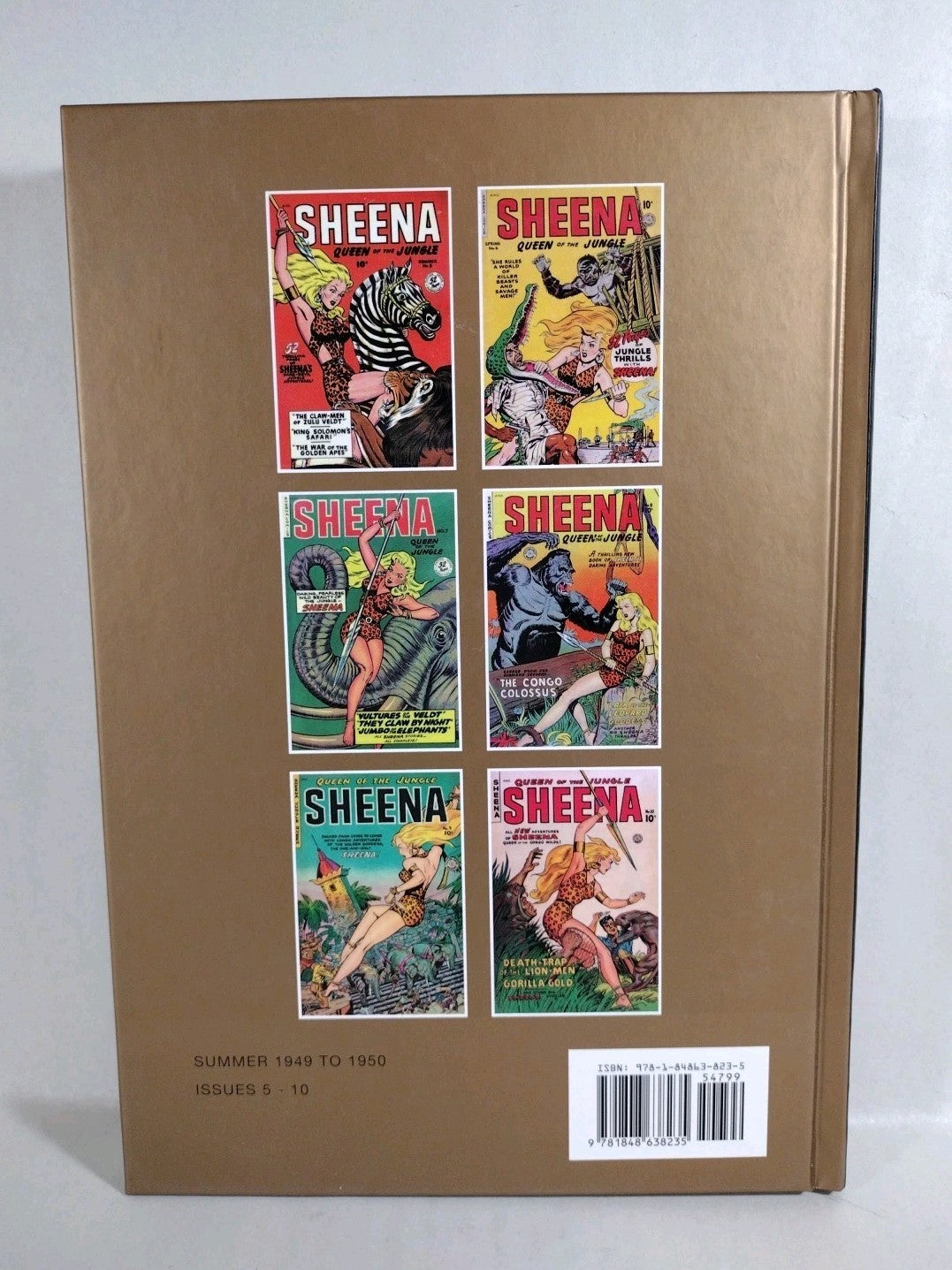 SHEENA JUNGLE QUEEN Vol 2 (2014) PSArtbooks HC Golden Age Comic Rep #5-10 GD HC