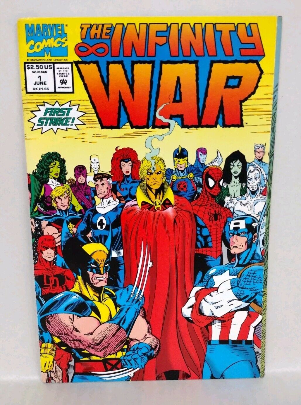 INFINITY WAR (1992) Complete Marvel Comic Series #1 2 3 4 5 6 Ron Lim Very Fine 