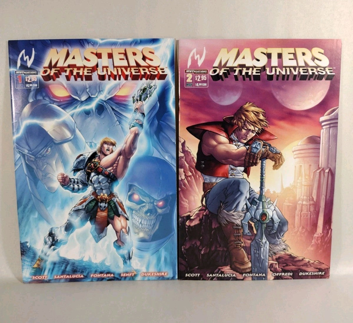 Masters Of The Universe MV Creations Comic Lot 1 2 4-6 Icons Of Evil Snakemen+