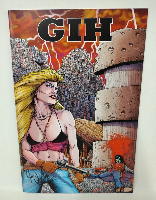 Gunfighters In Hell (2014) GIH 1 Rare Reprint Variant Issue Signed Joe Vigil