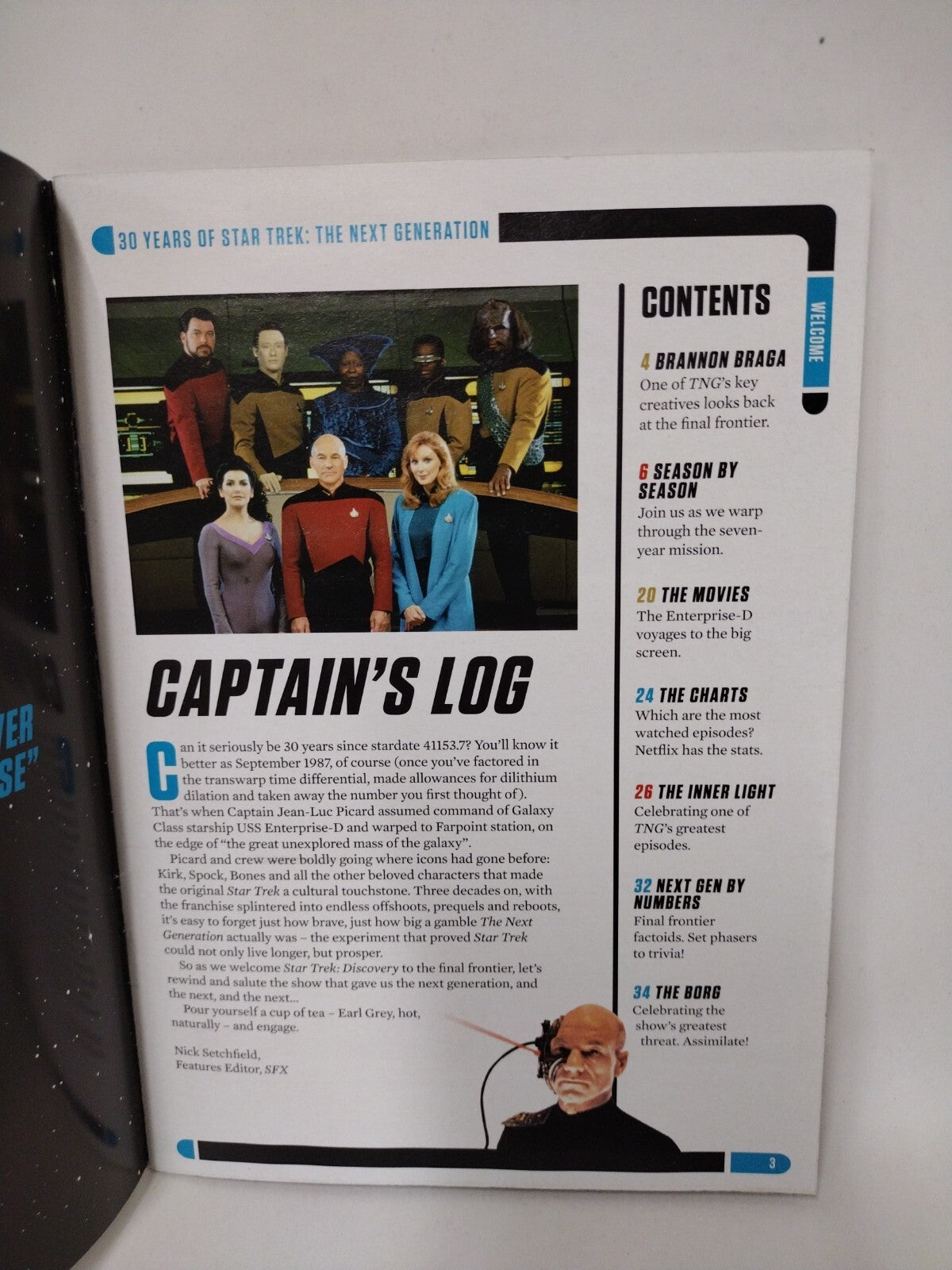 SFX Star Trek The Next Generation 30th Anniversary Mini Magazine TNG