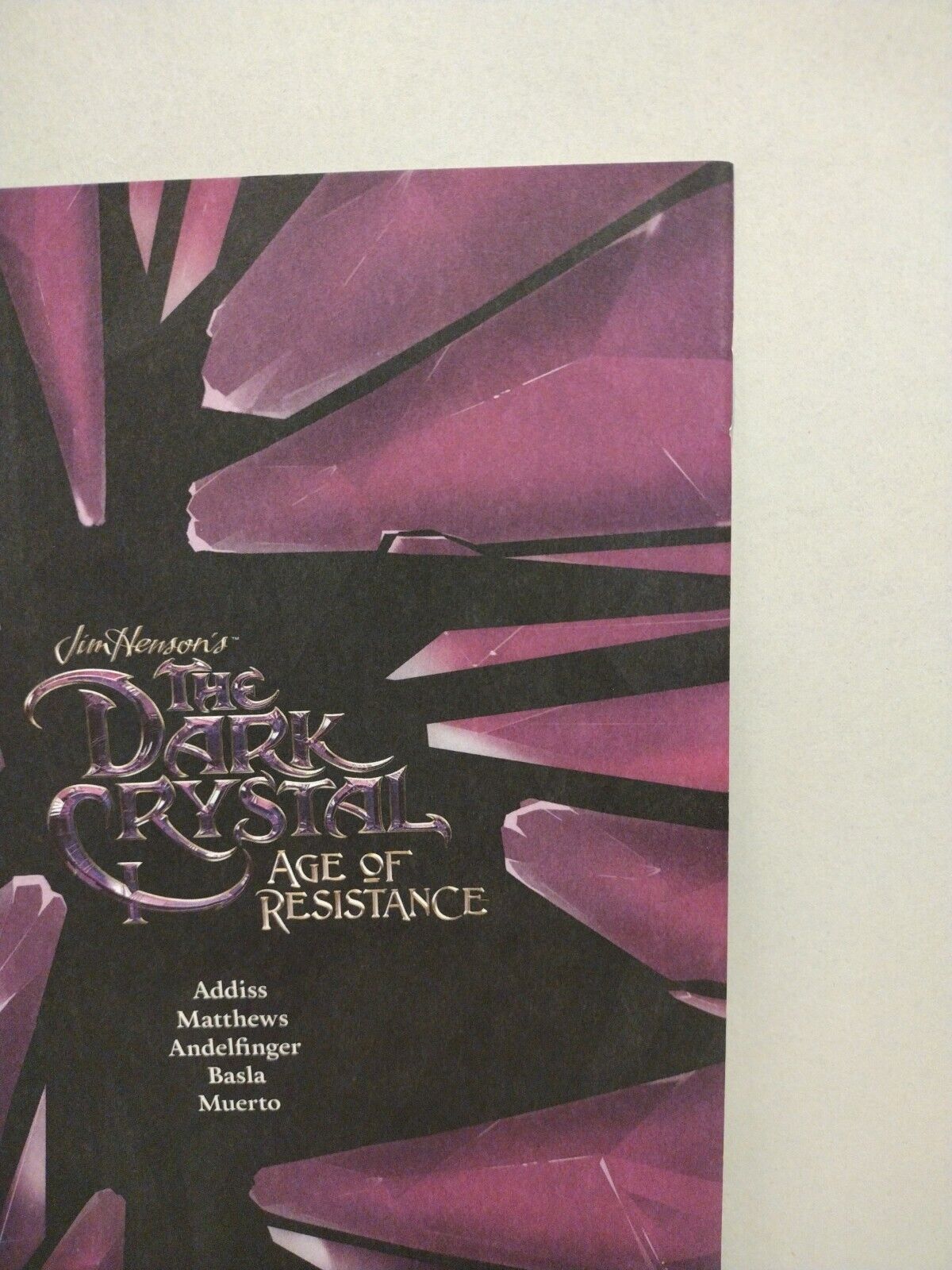 Dark Crystal Age of Resistance 1 (2019) Blank Cover Variant Comic W Original Art