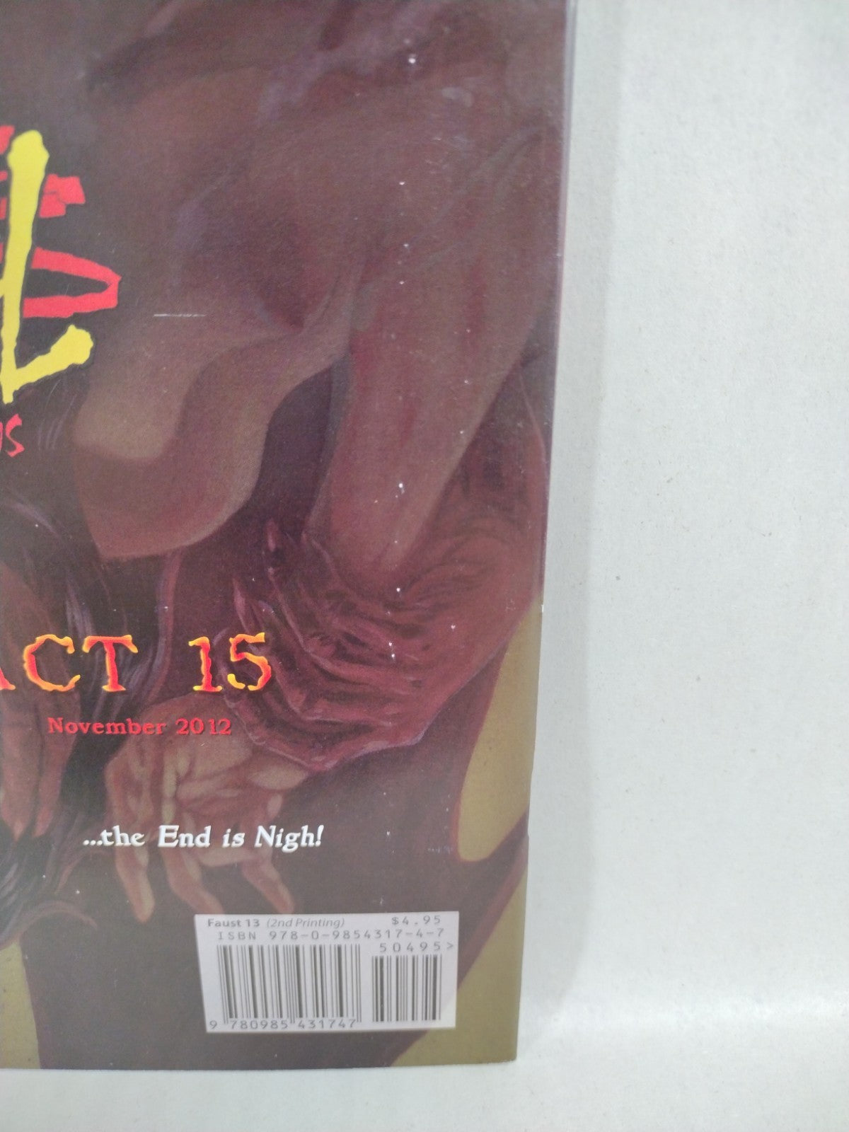 FAUST LOVE OF THE DAMNED Act 13 (2005) Rebel Comic 2nd Print 2x Signed Vigil 