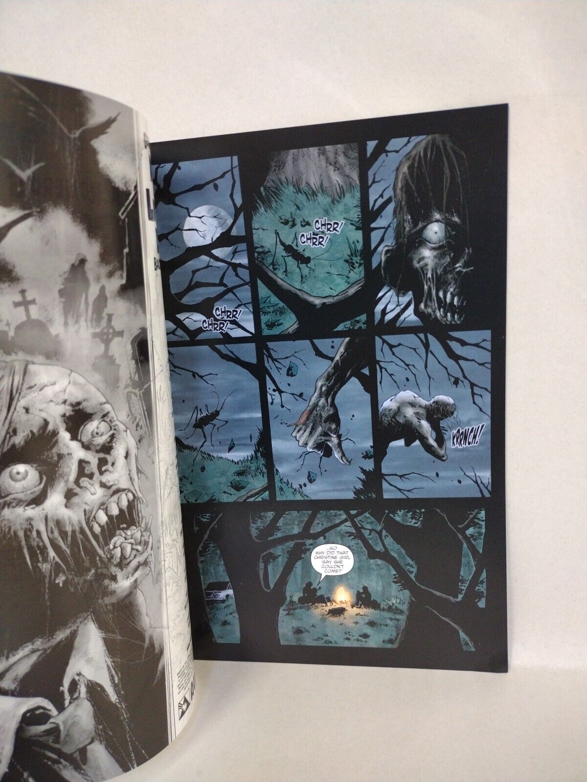 Night O/T Living Dead Back From The Grave 1 Variant W Original Jacen Burrows Art