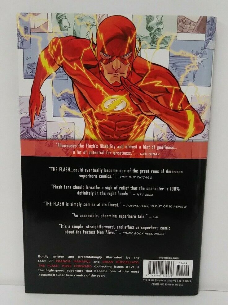 The Flash (2012) Vol 1 Move Forward DC Hardcover Francis Manapul Buccellato HC