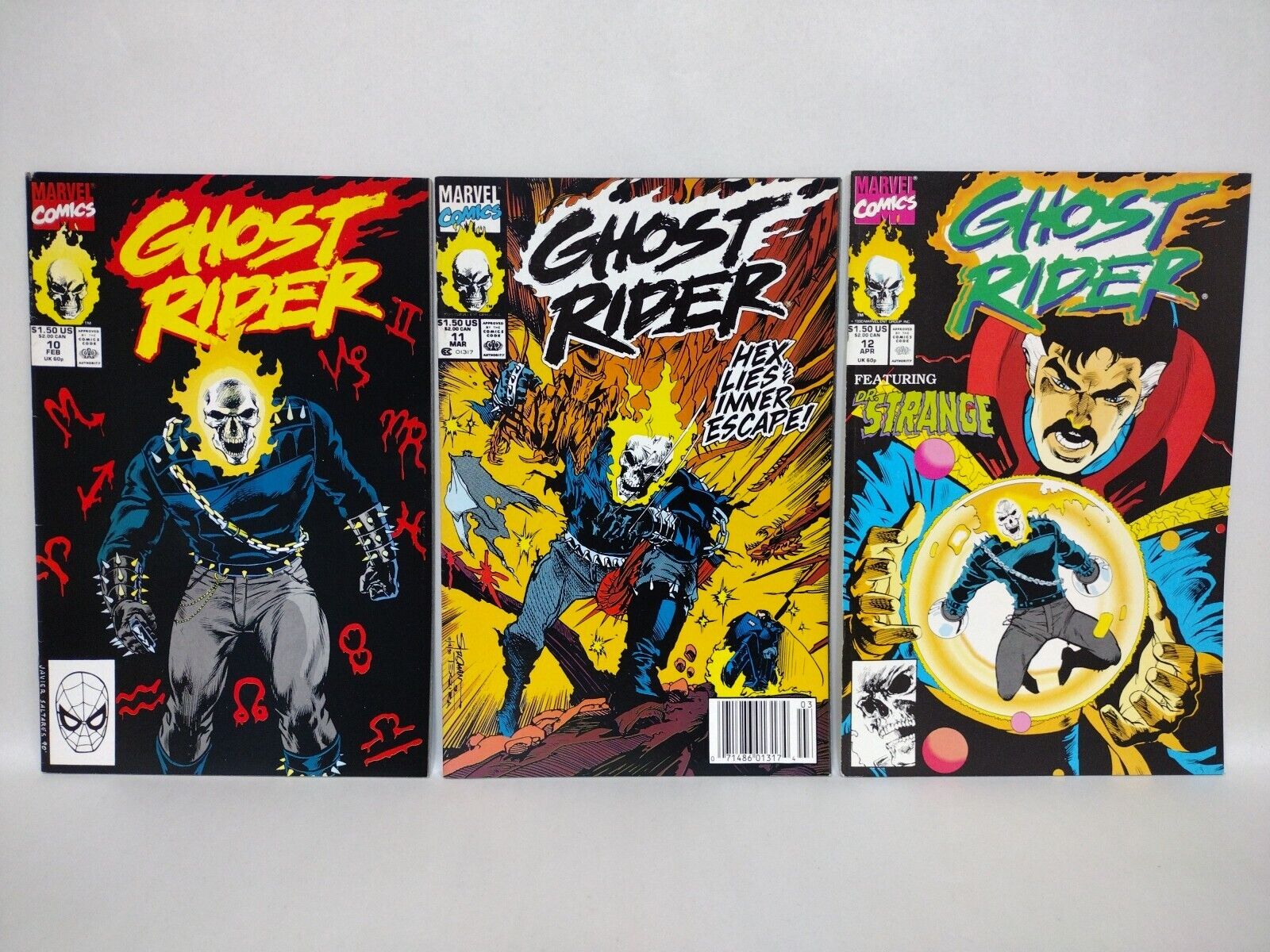 Ghost Rider (1990) Dan Ketch Marvel Comic Lot Set #1-50 Key Issues F-VF