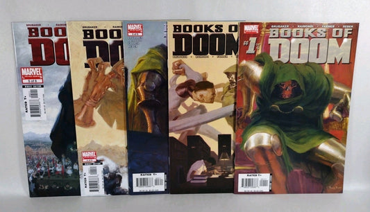 Books Of Doom (2006) Marvel Comic Lot #1 2 3 4 5 Ed Brubaker Pablo Raimondi 