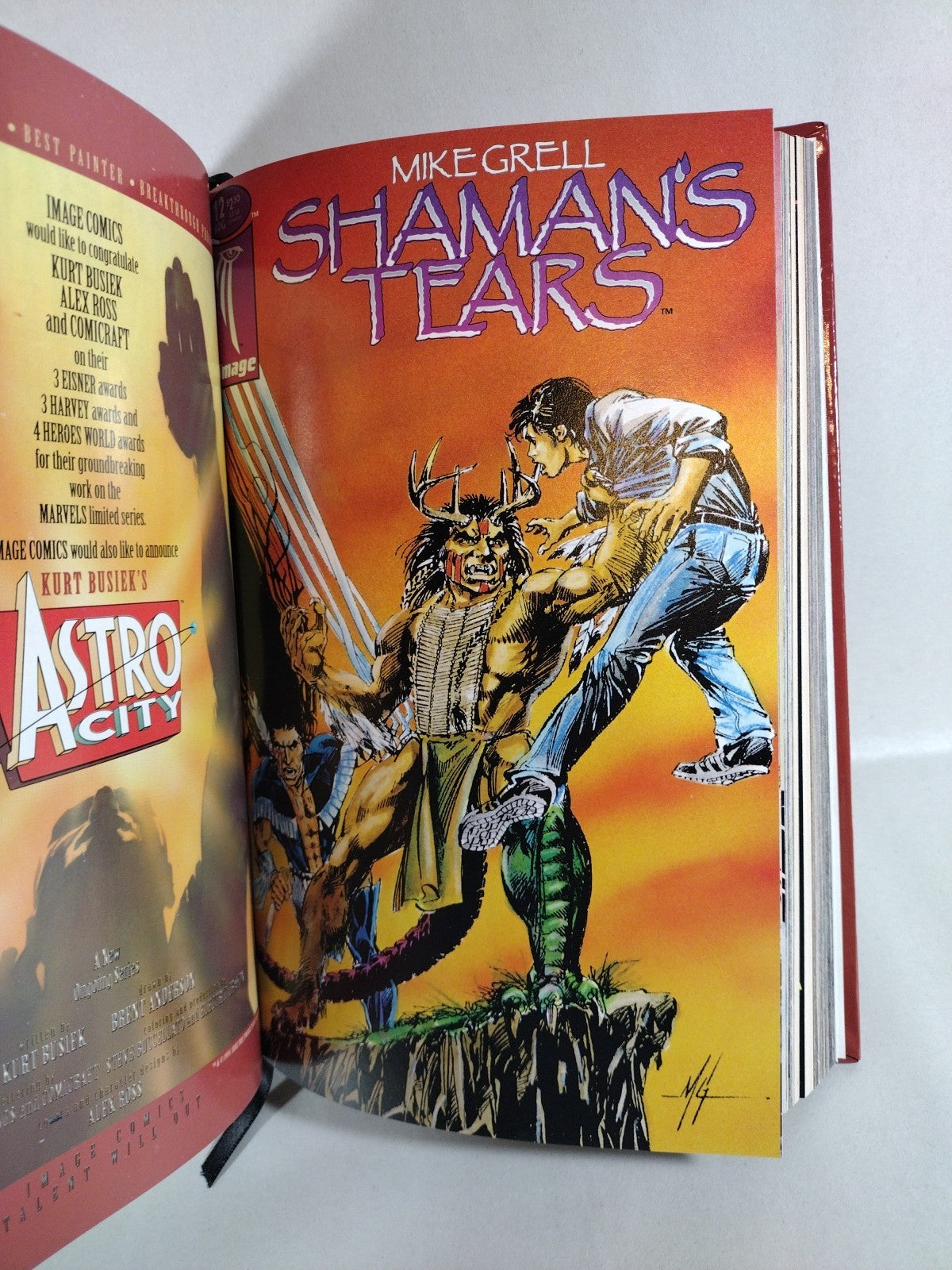 Shaman's Tears Omnibus (1993) Complete Mike Grell Custom Bound Comic HC ARG