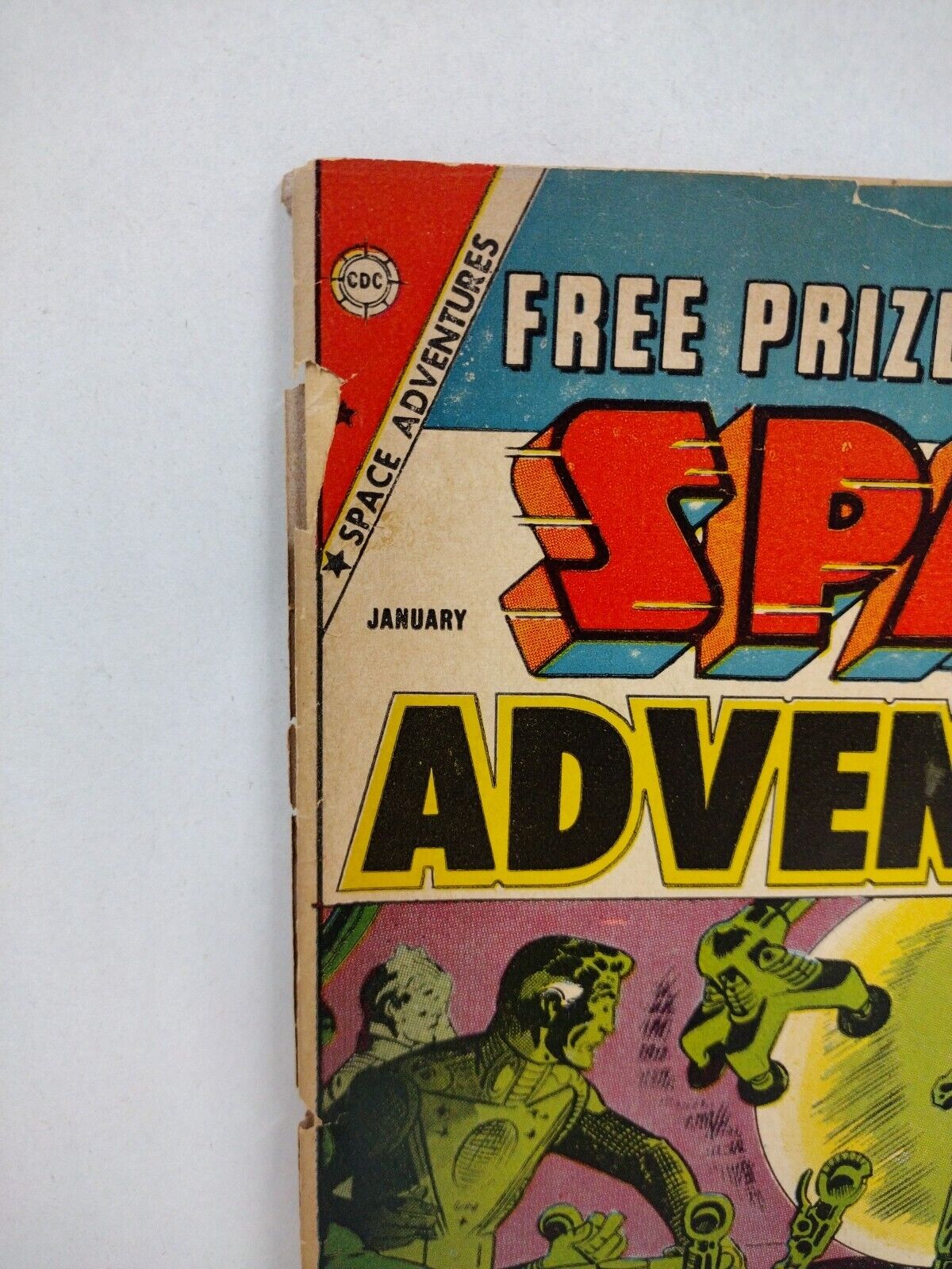 Space Adventures #32 (1960) Charlton Comic Steve Ditko Cover Low Grade 