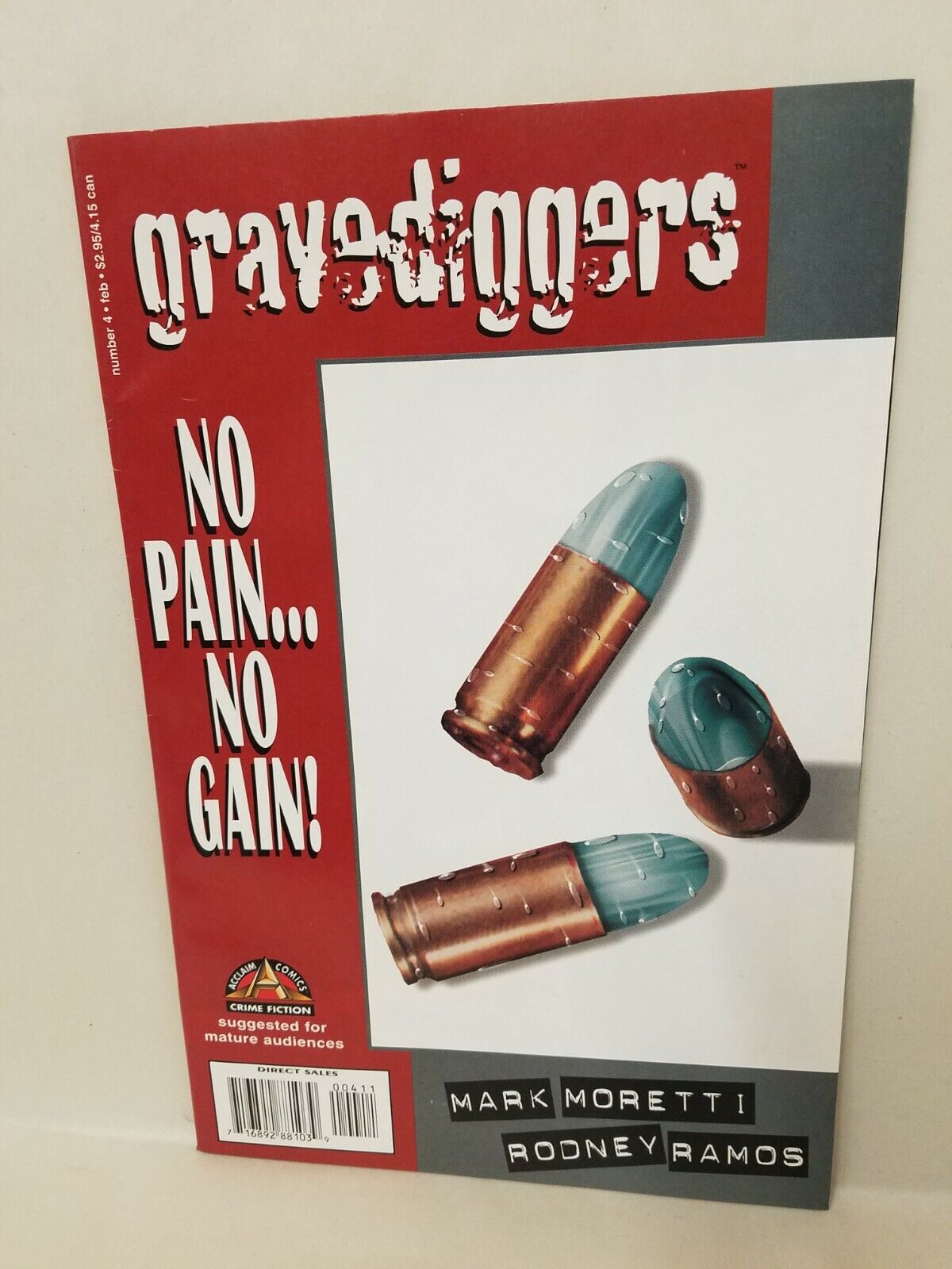 Gravediggers (1996) #1 2 3 4 Moretti Ramos Crime Fiction Acclaim Complete Comic