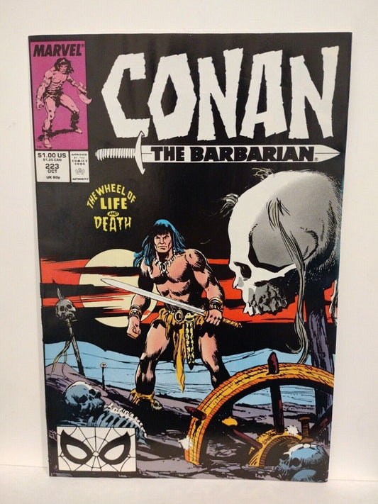 Conan The Barbarian #223 (1989) Marvel Comic Gary Kwapisz Art VF-NM