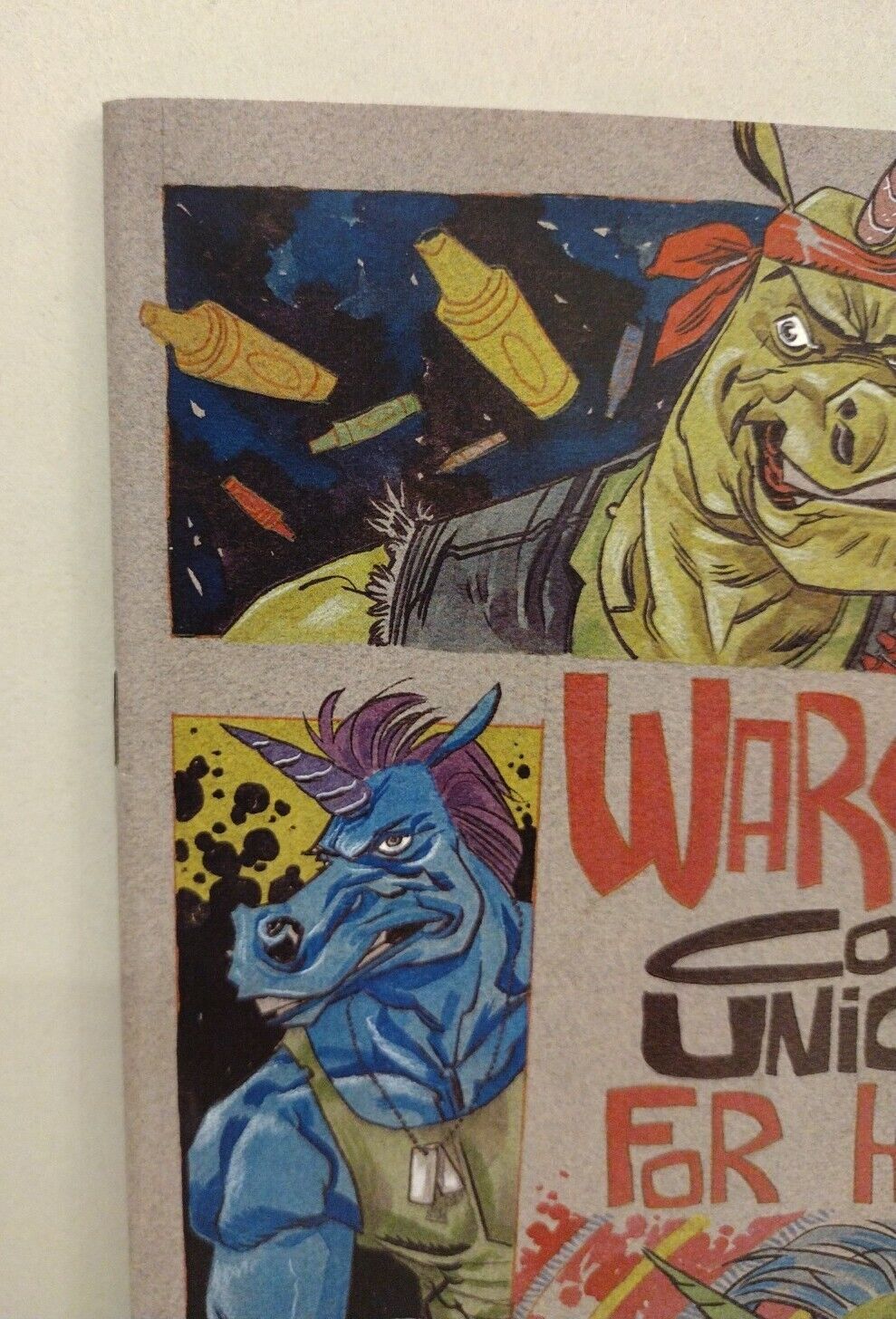 Warcorns Combat Unicorns For Hire #1 Source Point 2019 Comic Signed Garrett Gun 