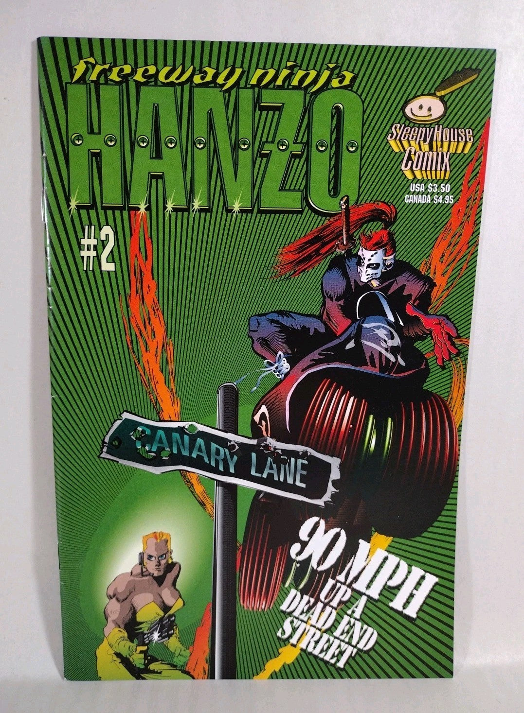 Freeway Ninja Hanzo (1999) Complete Sleepy House Comix Comic Set #1 2 3 VF-NM