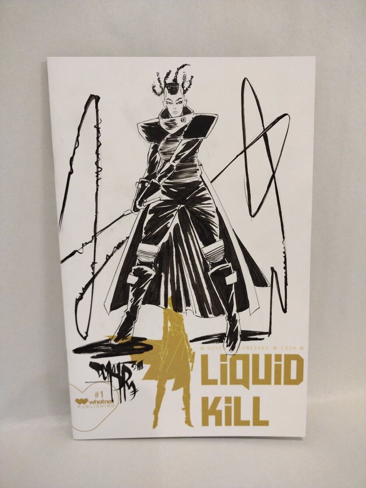  Liquid Kill #1 (2023) Whatnot Blank Cover Comic W Original Dave Castr Art 1st