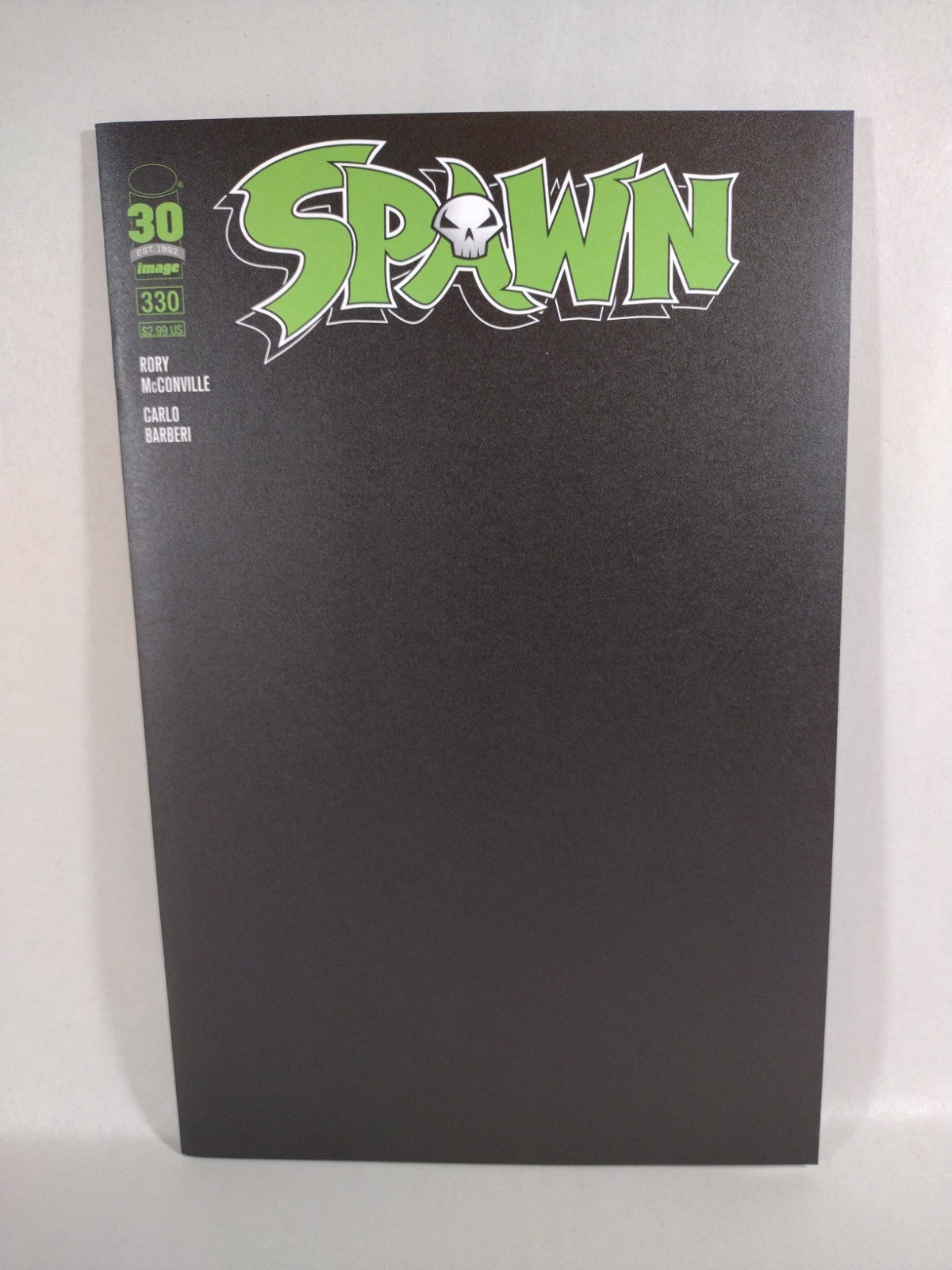Spawn #330 (2022) Image Comics Blank Black Sketch Variant Cover 1st Print NM
