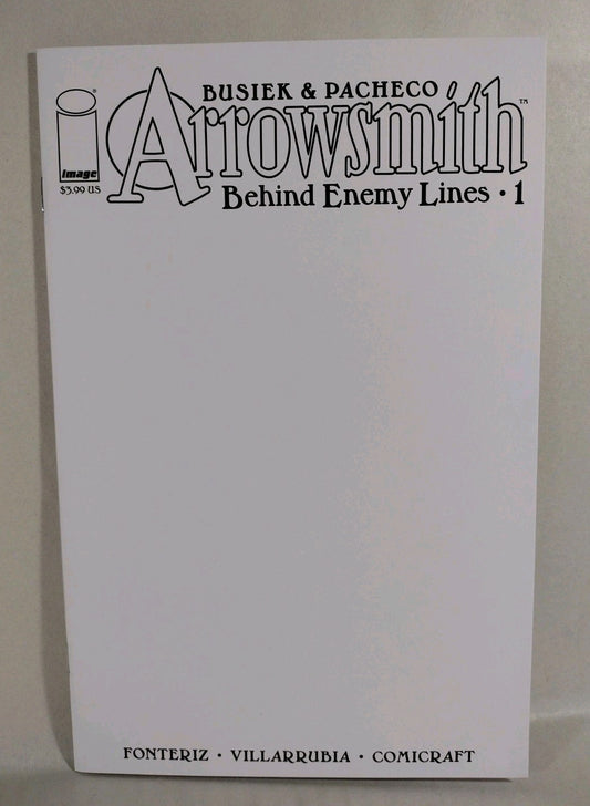 Arrowsmith Behind Enemy Lines 1 (2022) Image Comic Blank Sketch Variant Cover NM