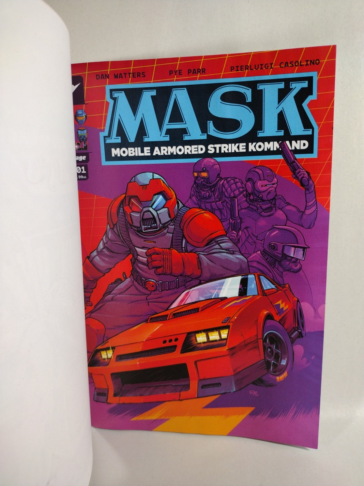 Mask #1 (2026) Image Skybound Sketch Cover Variant W Original Dave Castr Art