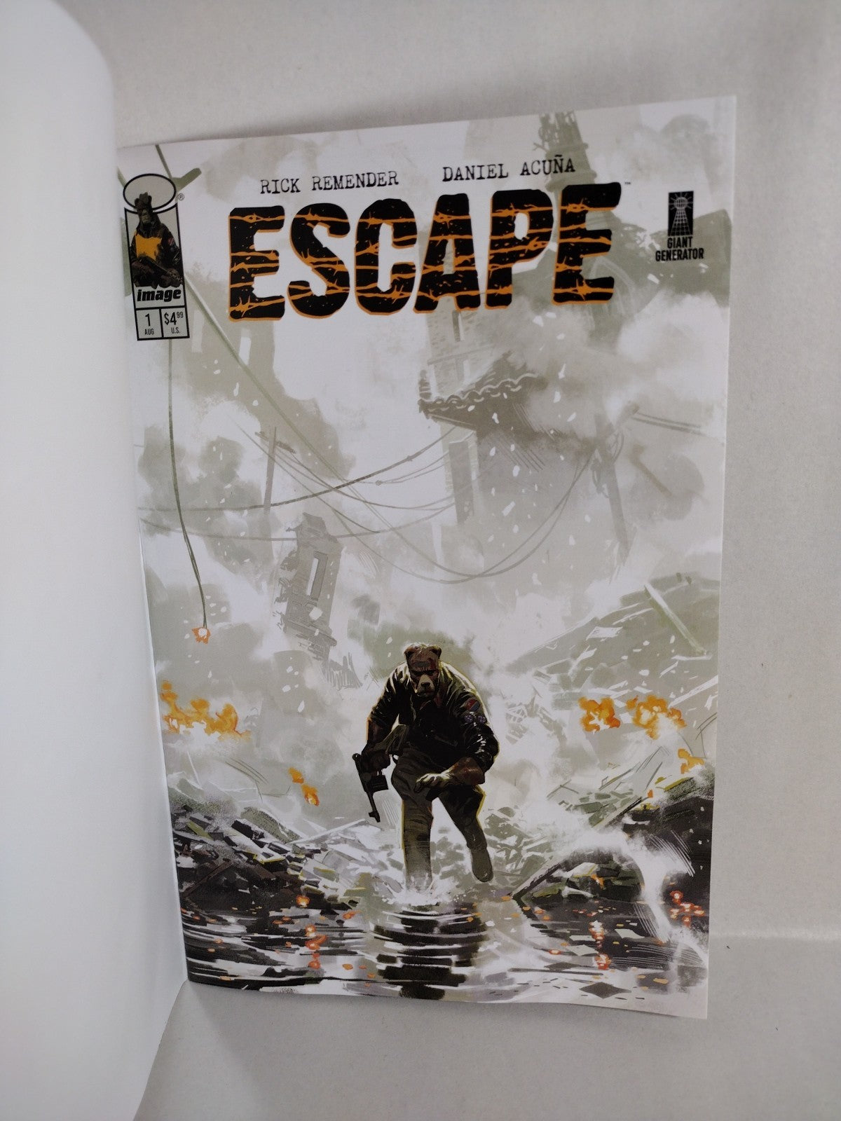 Escape #1 (2025) Image Comic Sketch Cover Variant W Original Dave Castr Art