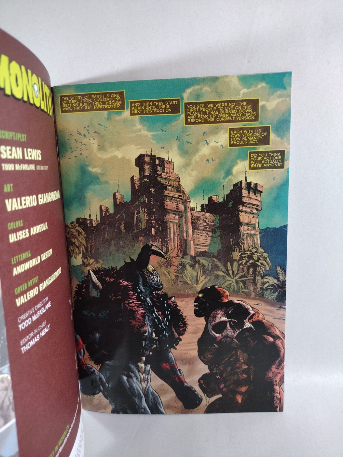 Monolith #3 (2024) Image Comic Blank Sketch Cover Variant Spawn Universe New NM
