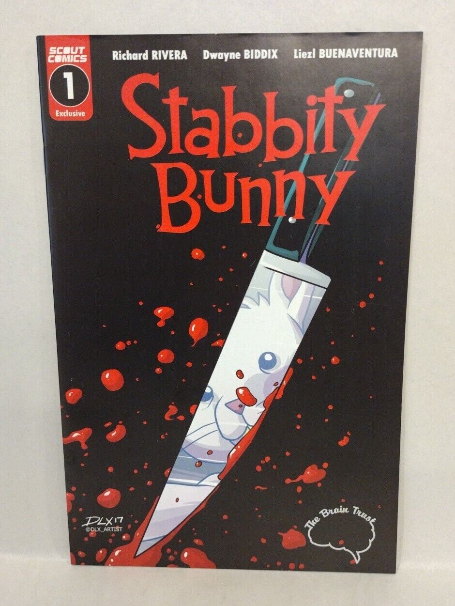 Stabbity Bunny 1 (2018) Scout Comics Cover C Brain Trust Variant LTD To 250