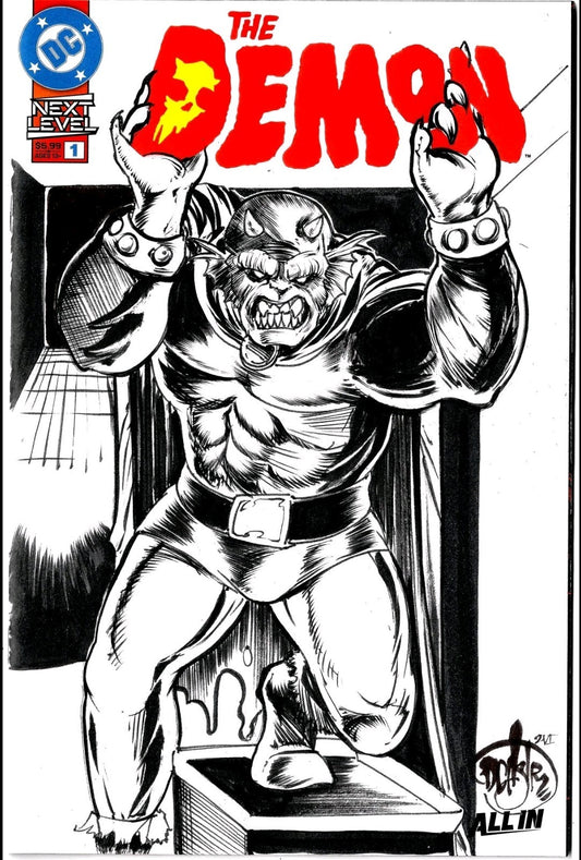 Demon #1 (2026) DC Next Level Comic Sketch Cover W Original DCastr Etrigan Art