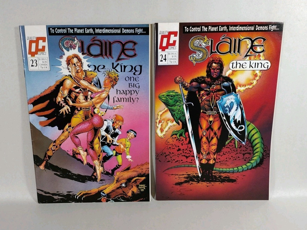 Slaine The Berserker (1988) Quality Comics Lot #10 11 12 13 21 22 23 24 2000ad 