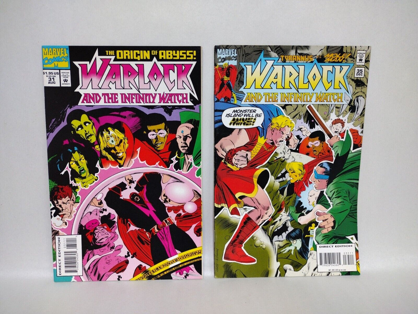 Warlock And The Infinity Watch (1992) Marvel Comic Lot #1-7 9-24 30 31 35 36 38