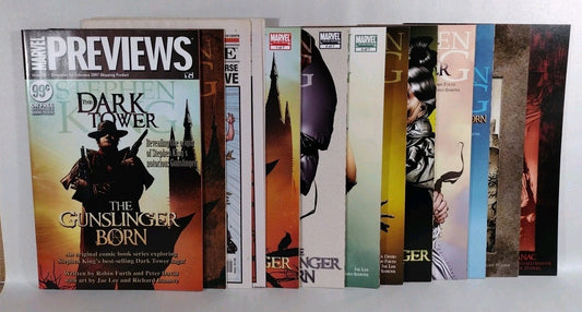 Dark Tower Gunslinger Born Complete 2007 Marvel Comic Set #1-7 Guidebook + Bonus